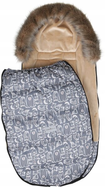 Dětský fusak do kočárku BABYMAM Maxi - Boho/béžový
