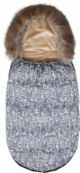 Dětský fusak do kočárku BABYMAM Maxi - Boho/béžový