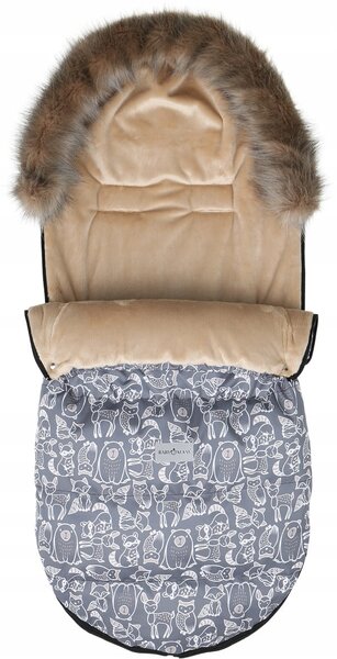 Dětský fusak do kočárku BABYMAM Maxi - Boho/béžový
