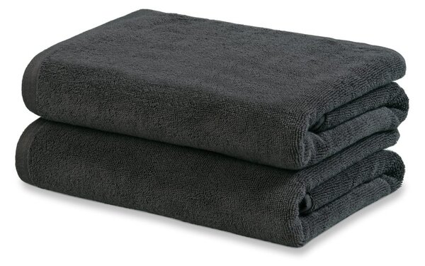 Vandyck Ručník Verona Plain Off black - 60x110 cm