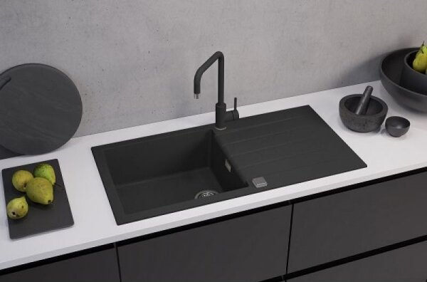 ALVEUS 1140598 - Kuchyňský dřez CADIT 100x50 cm granit/černá