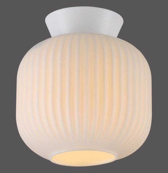 Schöner Wohnen 13574-16 - Stropní svítidlo NAMI 1xE27/25W/230V pr. 20 cm bílá