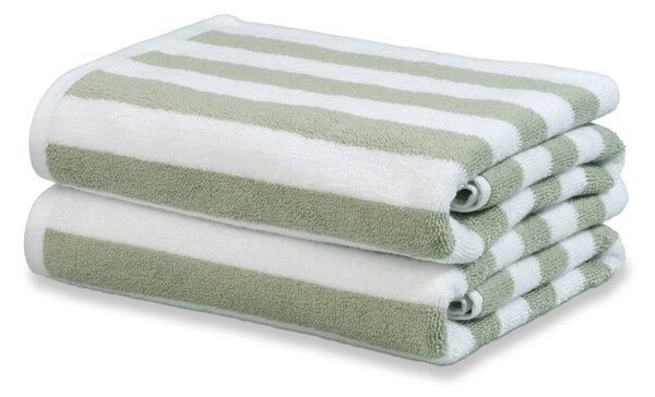 Vandyck Ručník Verona Stripes Smoke green - 60x110 cm