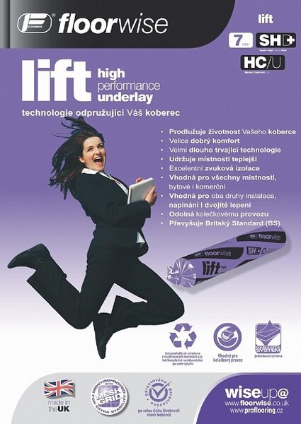 Podložka pod koberce FLOORWISE LIFT 7mm