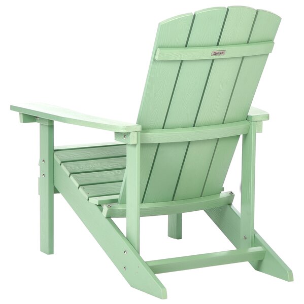 Zahradní židle ADIRONDACK Světle zelená