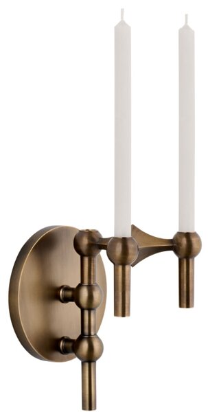 Nástěnný držák na svícen STOFF Nagel - Bronzed Brass SN162