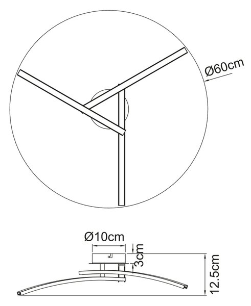 GLOBO TANSY I 67129-18 Stropní svítidlo