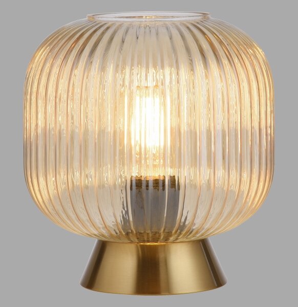 Schöner Wohnen 13573-27 - Stolní lampa NAMI 1xE27/25W/230V zlatá/béžová