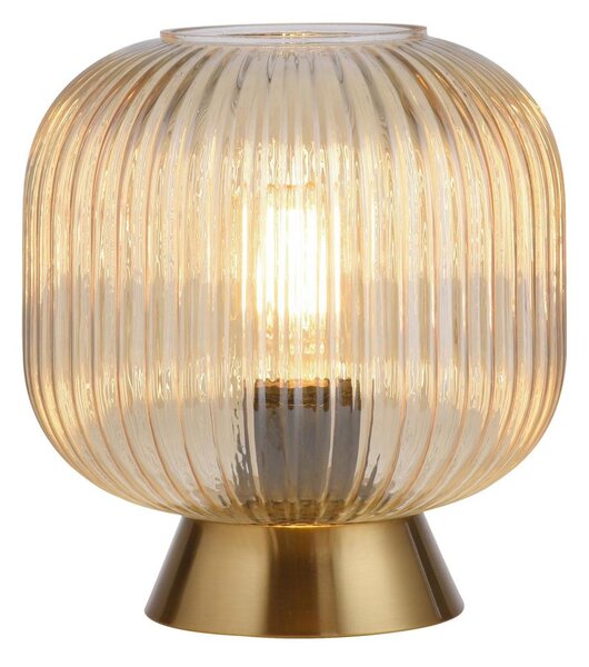Schöner Wohnen 13573-27 - Stolní lampa NAMI 1xE27/25W/230V zlatá/béžová