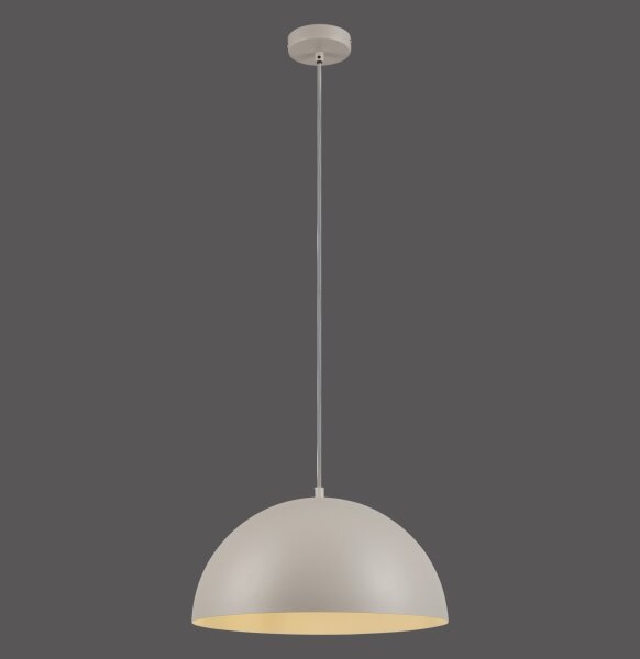 Schöner Wohnen 11728-39 - Lustr na lanku ALI 1xE27/25W/230V pr. 38 cm šedá