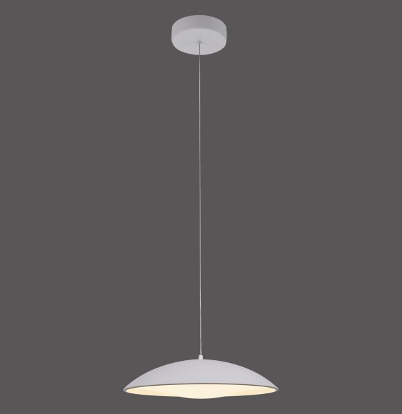 Schöner Wohnen 14606-16 -LED Stm. lustr na lanku LENTE LED/17W/230V pr.40cm bílá