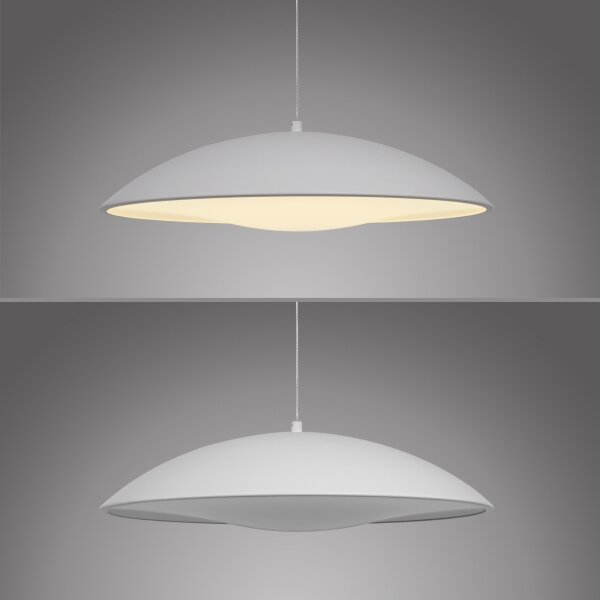 Schöner Wohnen 14606-16 -LED Stm. lustr na lanku LENTE LED/17W/230V pr.40cm bílá