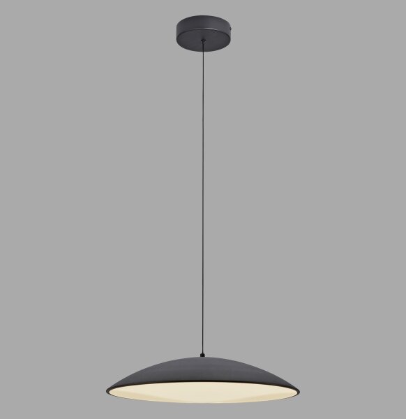 Schöner Wohnen 14607-18-LED Stm. lustr na lanku LENTE LED/23W/230V pr.50cm černá