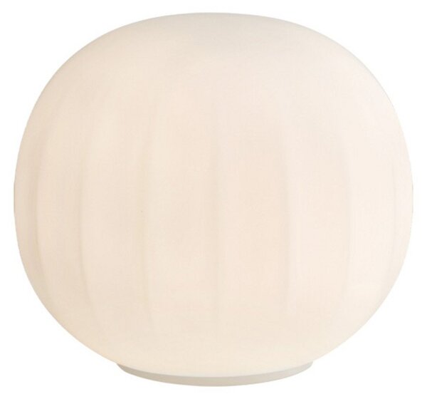 Stolní lampa Luceplan, stmívatelné, Bílá, Obývací pokoj, Sklo