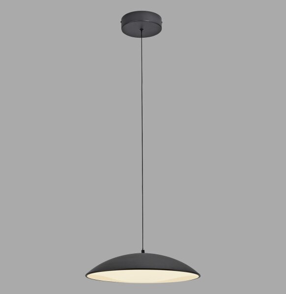 Schöner Wohnen 14606-18-LED Stm. lustr na lanku LENTE LED/17W/230V pr.40cm černá