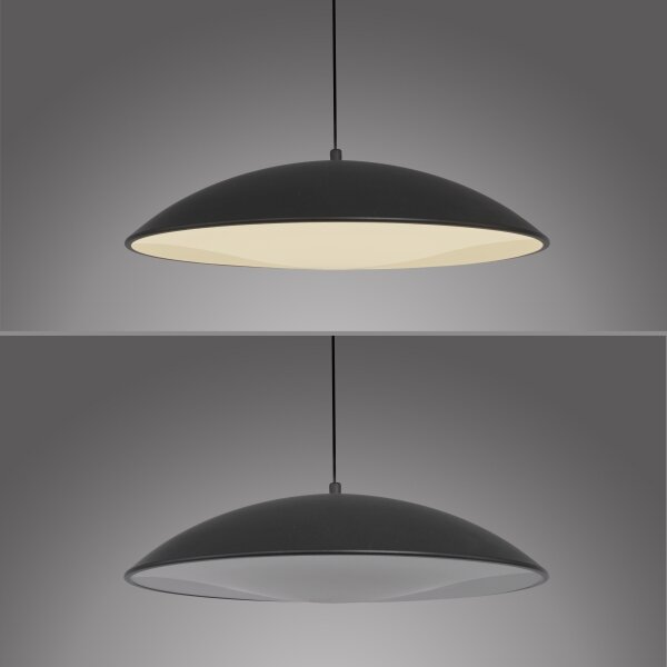 Schöner Wohnen 14606-18-LED Stm. lustr na lanku LENTE LED/17W/230V pr.40cm černá
