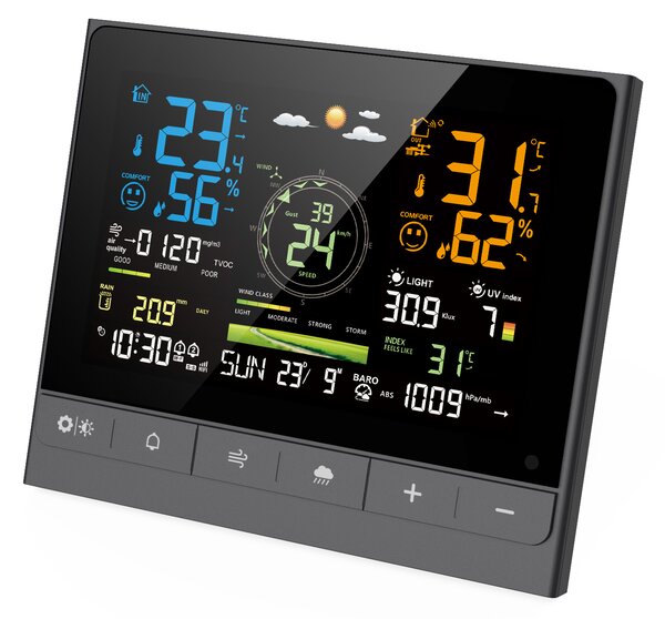 Immax NEO LITE Smart profesionální meteostanice, čidlo 7v1