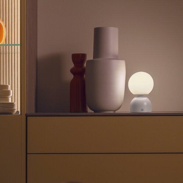 Schöner Wohnen 19218-39 - LED Stm. stolní lampa RUDI LED/1,2W/5V šedá