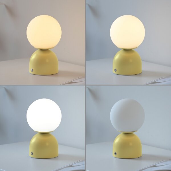 Schöner Wohnen 19218-81 - LED Stm. stolní lampa RUDI LED/1,2W/5V žlutá