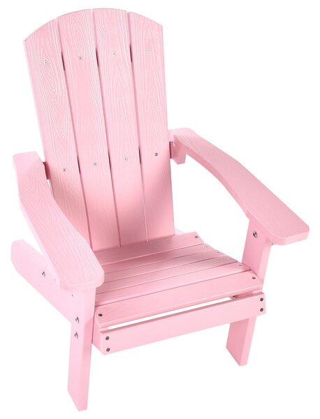 Dětské křeslo ADIRONDACK Pastelově růžová