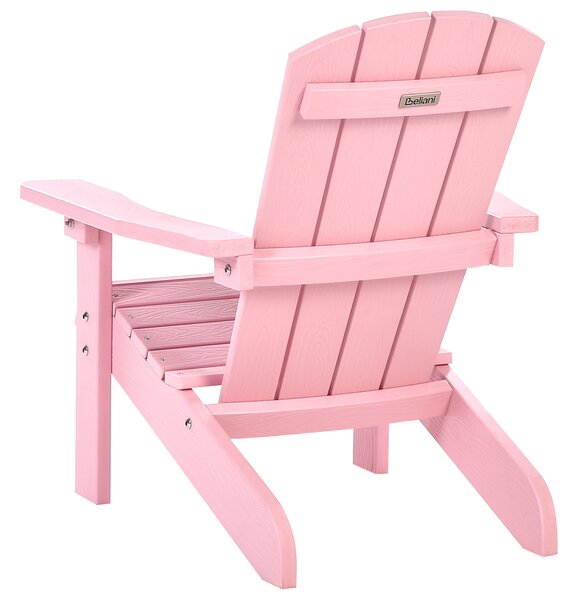 Dětské křeslo ADIRONDACK Pastelově růžová