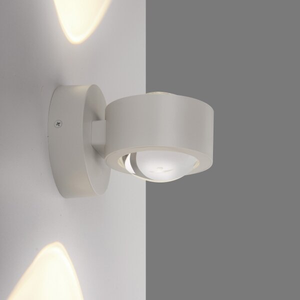 Schöner Wohnen 19331-39 - LED Nástěnné svítidlo CHIA 2xLED/2W/230V šedá