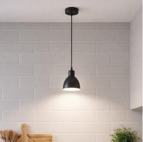Brilagi - LED Lustr na lanku RIDDY 1xE27/60W/230V černá