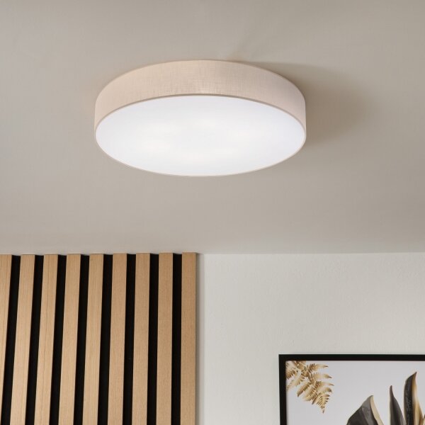Brilagi - LED Stropní svítidlo SIRIJA 6xE27/60W/230V pr. 80 cm béžová