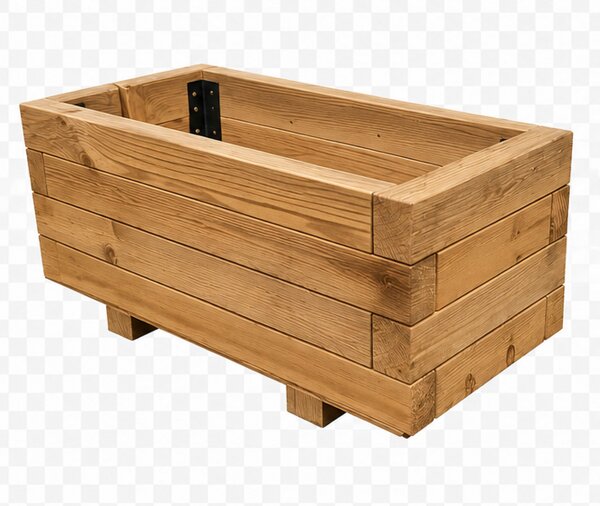 Dřevěný zahradní truhlík