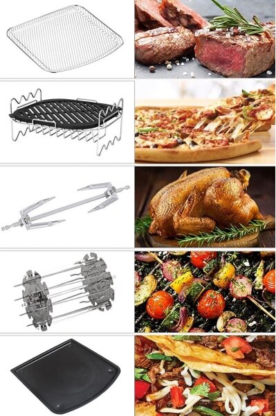 TESLA Electronics AirCook-Multif. digitální horkovzdušná fritéza 11 l 2000W/230V