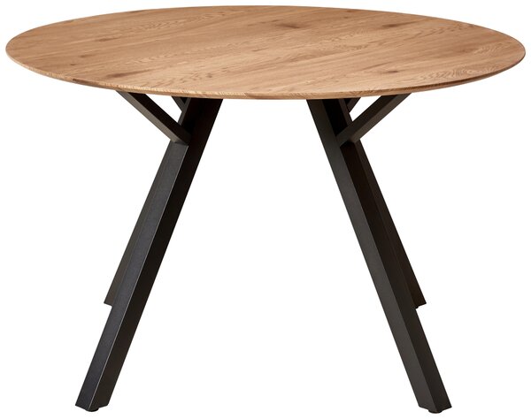 JÍDELNÍ STŮL, černá, barvy dubu, 120/76/120 cm MID.YOU, Online Only