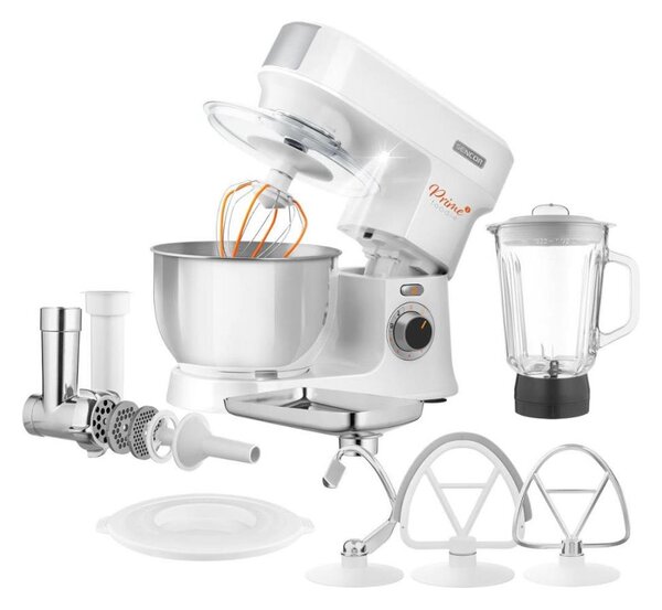 Sencor - Kuchyňský robot s nerezovou mísou 1000W/230V bílá