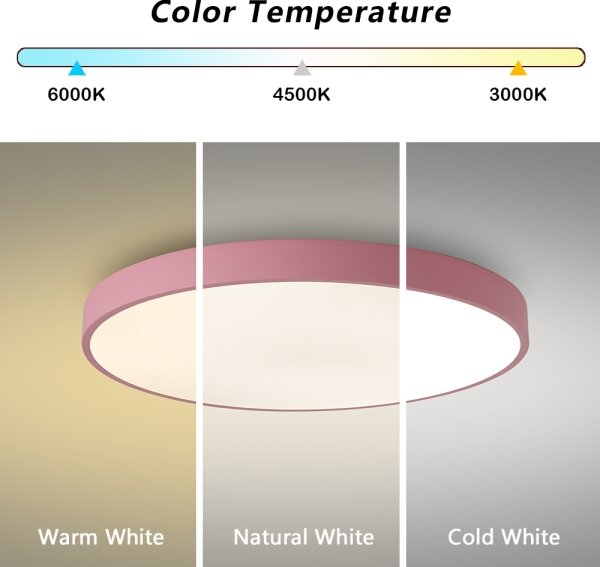 Brilagi - LED Stm stropní svítidlo POOL LED/60W/230V 3000-6000K 60 cm růžová+DO