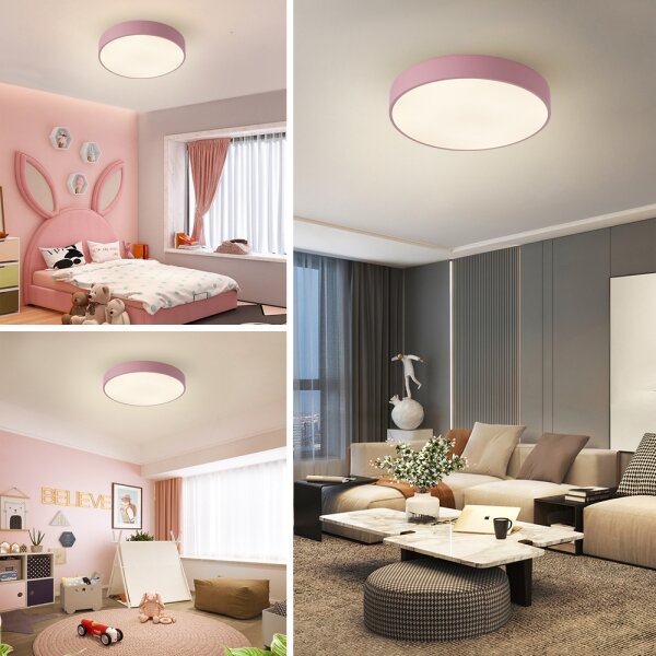 Brilagi - LED Stm stropní svítidlo POOL LED/48W/230V 3000-6000K 40 cm růžová+DO