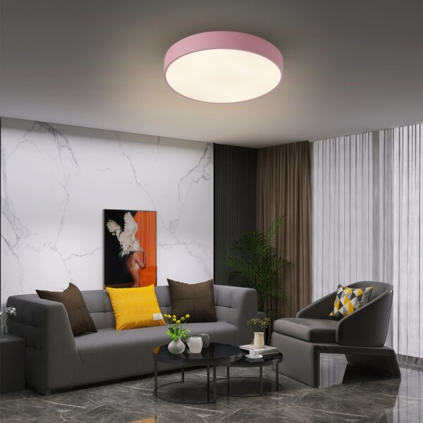 Brilagi - LED Stm stropní svítidlo POOL LED/48W/230V 3000-6000K 40 cm růžová+DO