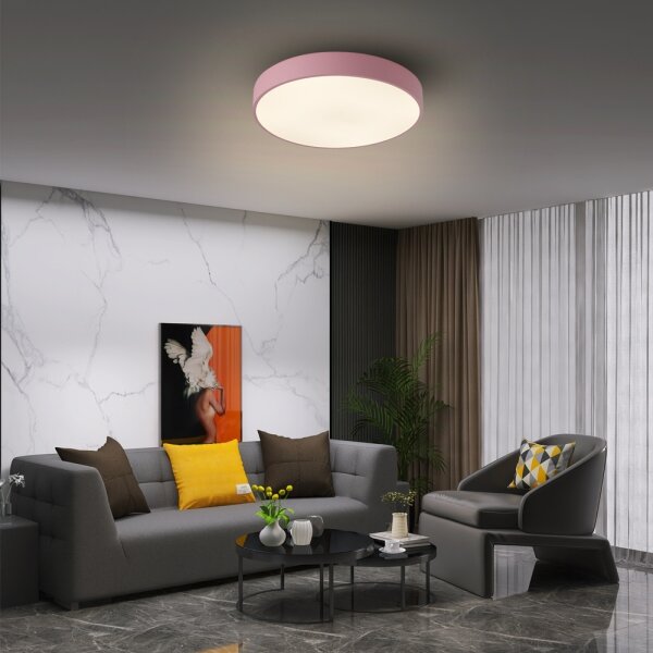 Brilagi - LED Stropní svítidlo POOL LED/36W/230V 3000/4000/6000K 30 cm růžová