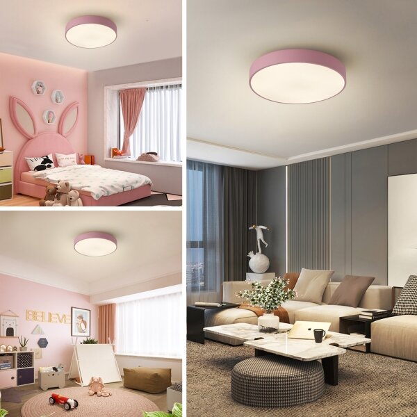 Brilagi - LED Stropní svítidlo POOL LED/36W/230V 3000/4000/6000K 30 cm růžová