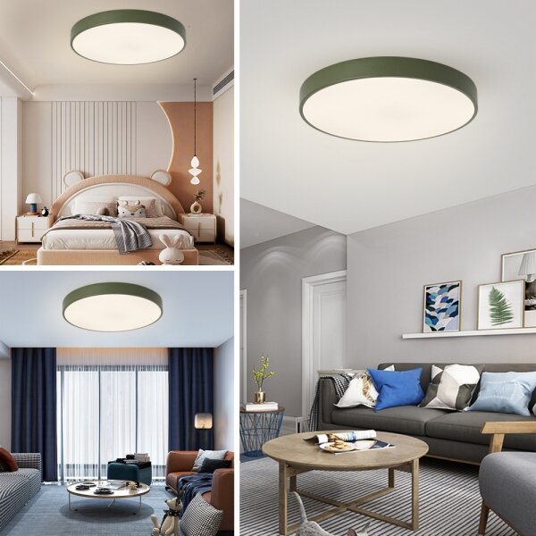 Brilagi - LED Stm stropní svítidlo POOL LED/60W/230V 3000-6000K 60 cm zelená+DO