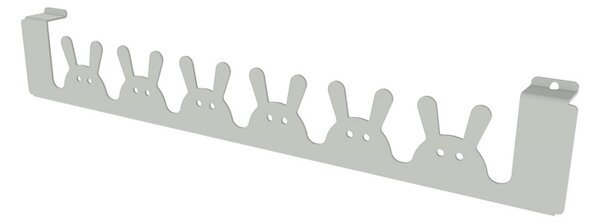 TERMA Happy Rabbit háček pro radiátor Vivo 600 mm, barva RAL 9018 - bílá papyrus