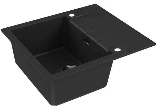 ALVEUS 1148158 - Kuchyňský dřez CADIT 59x50 cm granit/černá