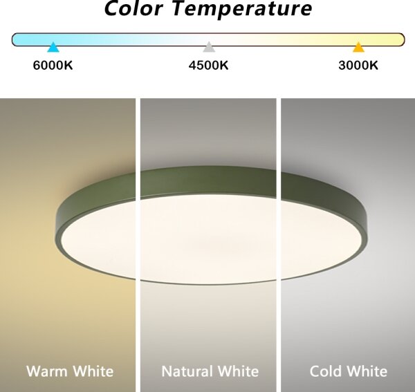 Brilagi - LED Stm stropní svítidlo POOL LED/60W/230V 3000-6000K 60 cm zelená+DO