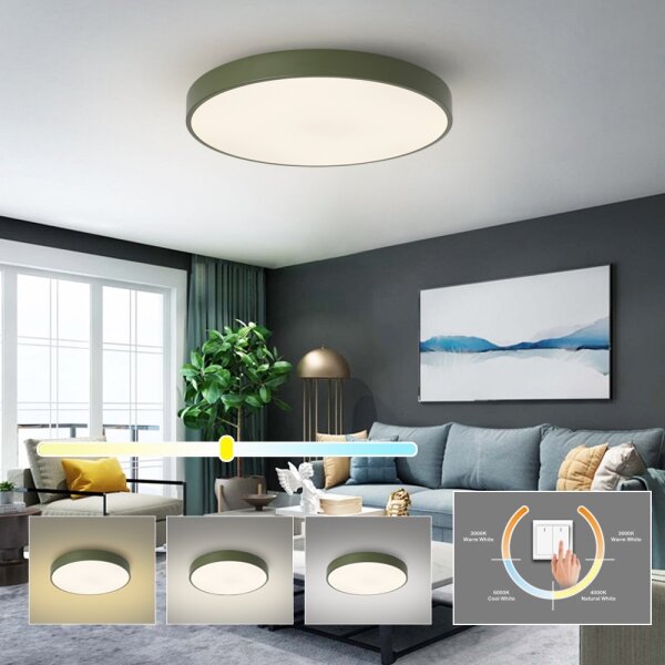 Brilagi - LED Stropní svítidlo POOL LED/60W/230V 3000/4000/6000K 60 cm zelená