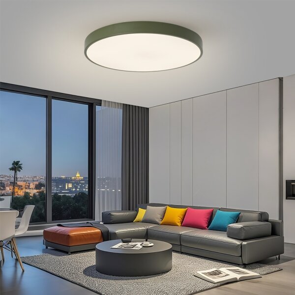 Brilagi - LED Stropní svítidlo POOL LED/100W/230V 3000/4000/6000K 80 cm zelená