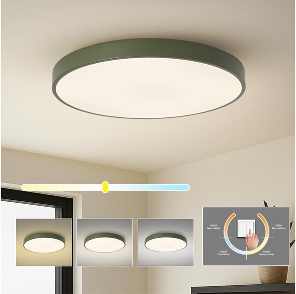 Brilagi - LED Stropní svítidlo POOL LED/100W/230V 3000/4000/6000K 80 cm zelená