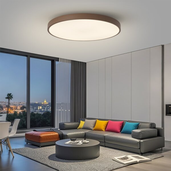 Brilagi-LED Stm svítidlo POOL SMART LED/128W/230V 100 cm Wi-Fi Tuya+DO hnědá