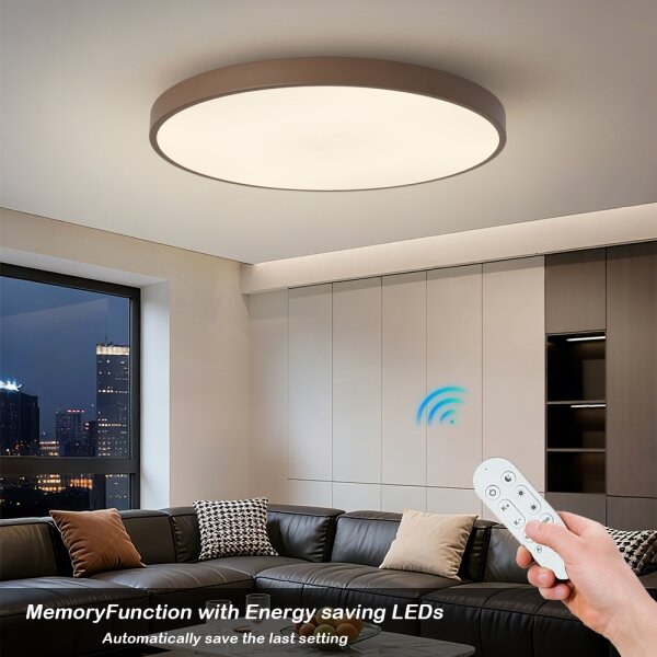 Brilagi-LED Stm svítidlo POOL SMART LED/128W/230V 100 cm Wi-Fi Tuya+DO hnědá
