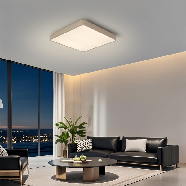 Brilagi-LED Stm stropní svítidlo POOL LED/36W/230V 3000-6000K 40x40 cm béžová+DO