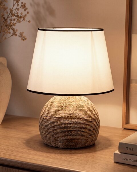 Stolní lampa GROWEE Proutí Přírodní