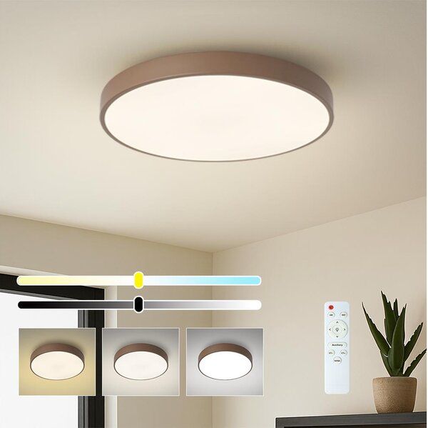 Brilagi - LED Stm stropní svítidlo POOL LED/60W/230V 3000-6000K 50 cm hnědá+DO