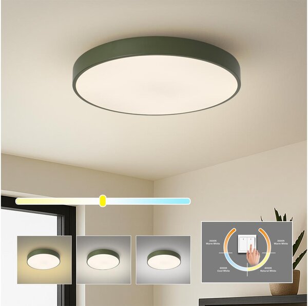 Brilagi - LED Stropní svítidlo POOL LED/60W/230V 3000/4000/6000K 50 cm zelená